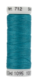 712-1095 Turquoise Sulky 12 wt. Cotton Petites 50 Yard Spool