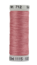 712-1115 Light Pink Sulky 12 wt. Cotton Petites 50 Yard Spool