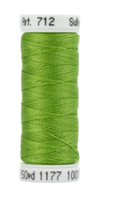 712-1177 Avocado Sulky 12 wt. Cotton Petites 50 Yard Spool