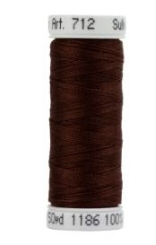712-1186 Sable Brown Sulky 12 wt. Cotton Petites 50 Yard Spool