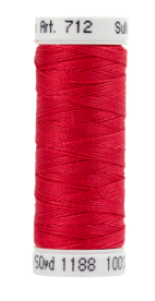 712-1188 Red Geranium Sulky 12 wt. Cotton Petites 50 Yard Spool