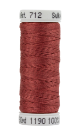 712-1190 Med. Burgundy Sulky 12 wt. Cotton Petites 50 Yard Spool