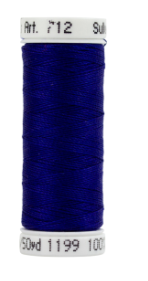 712-1199 Admiral Navy Blue Sulky 12 wt. Cotton Petites 50 Yard Spool
