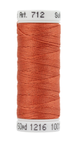 712-1216 Med. Maple Sulky 12 wt. Cotton Petites 50 Yard Spool