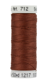 712-1217 Chestnut Sulky 12 wt. Cotton Petites 50 Yard Spool