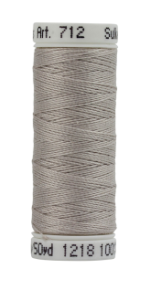 712-1218 Silver Gray Sulky 12 wt. Cotton Petites 50 Yard Spool