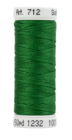712-1232 Classic Green Sulky 12 wt. Cotton Petites 50 Yard Spool