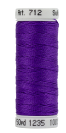 712-1235 Deep Purple Sulky 12 wt. Cotton Petites 50 Yard Spool