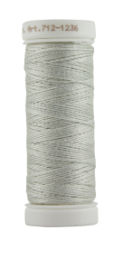 712-1236 Light Silver Sulky 12 wt. Cotton Petites 50 Yard Spool