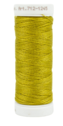 712-1245 Dark Gold Green Sulky 12 wt. Cotton Petites 50 Yard Spool