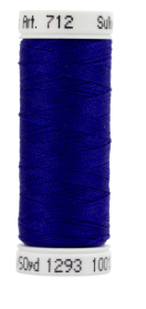 712-1293 Deep Nassau Blue Sulky 12 wt. Cotton Petites 50 Yard Spool
