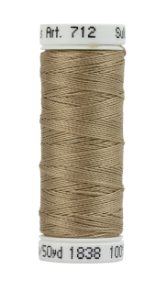 712-1838 Cocoa Cream Sulky 12 wt. Cotton Petites 50 Yard Spool