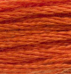 DMC 720 Rust Six Strand Floss 8.7 Yard Skein