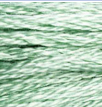 DMC 966 Pearlescent Soft Green Six Strand Floss 8.7 Yard Skein