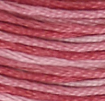 DMC 99 Redout Rose Ombre 6-Strand Floss 8.7 Yard Skein