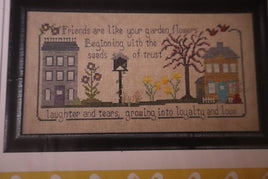 A Friend's Garden Cross Stitch Pattern by Rosie & Me