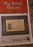 My Small House Paper Cross Stitch Pattern By Rosie & Me