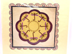 Dragonflies Candle Mat Pattern By Penny Lane Primitives