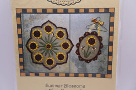 Penny Lane Primitives Summer Blossoms Sunflowers Wool Applique Pattern