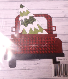 Christmas Truck Precut Fused Applique Pack for 5.5" Block B y The Whole Country Caboodle