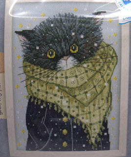 There Were Cats. Looking For You my Fish Counted Cross Stitch Kit by RTO