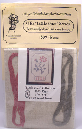 The Little Ones Series 1809 ROSE Alyce Schroth Sampler Recreations Cross Stitch Kit