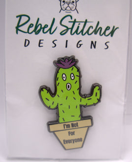 I'm Not For Everyone Cactus Needle Minder By Rebel Stitcher Designs