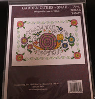 Imaginating Garden Cuties - Snails Counted Cross Stitch Kit By Joan Elliott