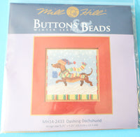 Dashing Dachshund Mill Hill Buttons & Beads Kit MH14-2433
