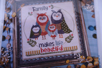 Family Cross Stitch Leaflet By Cherry Blossoms