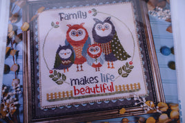 Family Cross Stitch Leaflet By Cherry Blossoms
