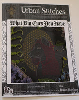 What Big Eyes You Have Blackwork Cross Stitch Pattern By Urban Stitches