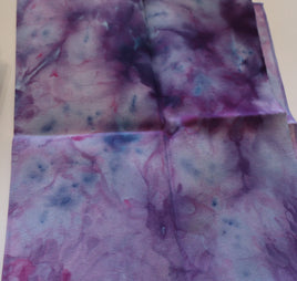 17" x 28" Purple 18 ct. Hand Dyed Aida By Mislaid Pages