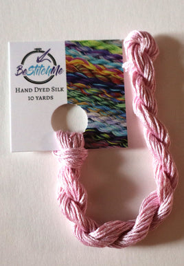 Pearl Hand-dyed 6-strand 100% mulberry spun silk BeStitchMe