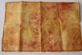 18 ct. 10" x 16" Hand Dyed Oranges Aida
