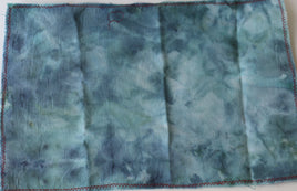 18 Ct. 10.5" x 16" Hand Dyed Blue Aida