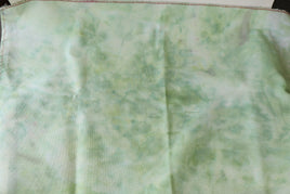 28 ct. 17" x 26"  Light Greens Hand Dyed Brittany Lugana