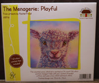 The Menagerie: Playful Cross Stitch Kit By Bothy Threads- Colorful Sheep