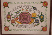 Garden Cuties - Snail Cross Stitch Kit By Imaginating