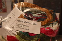 Rose Sonata Cross Stitch Pattern By Jan Hicks with 21 Color Hand-Dyed Fibers Silk Thread Pack