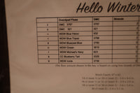 Hello Winter Cross Stitch Pattern By Jan Hicks Creates