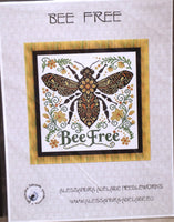 BEE FREE Cross Stitch Pattern By Alessandra Adelaide Needleworks