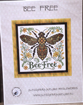 BEE FREE Cross Stitch Pattern By Alessandra Adelaide Needleworks