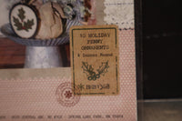 10 Holiday Penny Ornaments Wool Applique Pattern By Buttermilk Basin