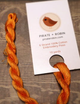 Pirate + Robin Cantalope 6 Strand Cotton Floss