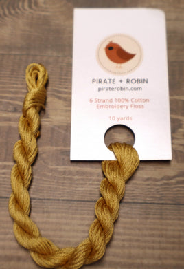 Pirate + Robin Straw 6 Strand Hand Dyed Cotton Floss
