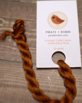 Pirate + Robin Palomino 6 Strand Hand Dyed Cotton Floss