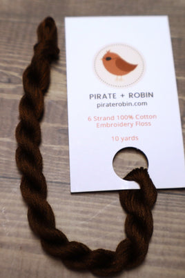 Pirate + Robin Walnut 6 Strand Hand Dyed Cotton Floss