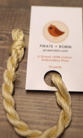 Pirate + Robin Banana 6 Strand Hand Dyed Cotton Floss