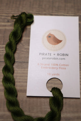 Pirate + Robin Herb 6 Strand Hand Dyed Cotton Floss